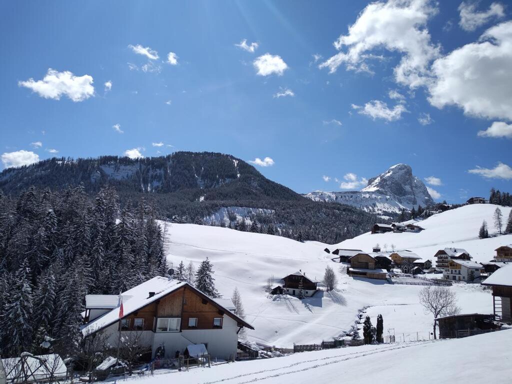 Haus Belodei - Apt A San Martino in Badia Exteriör bild